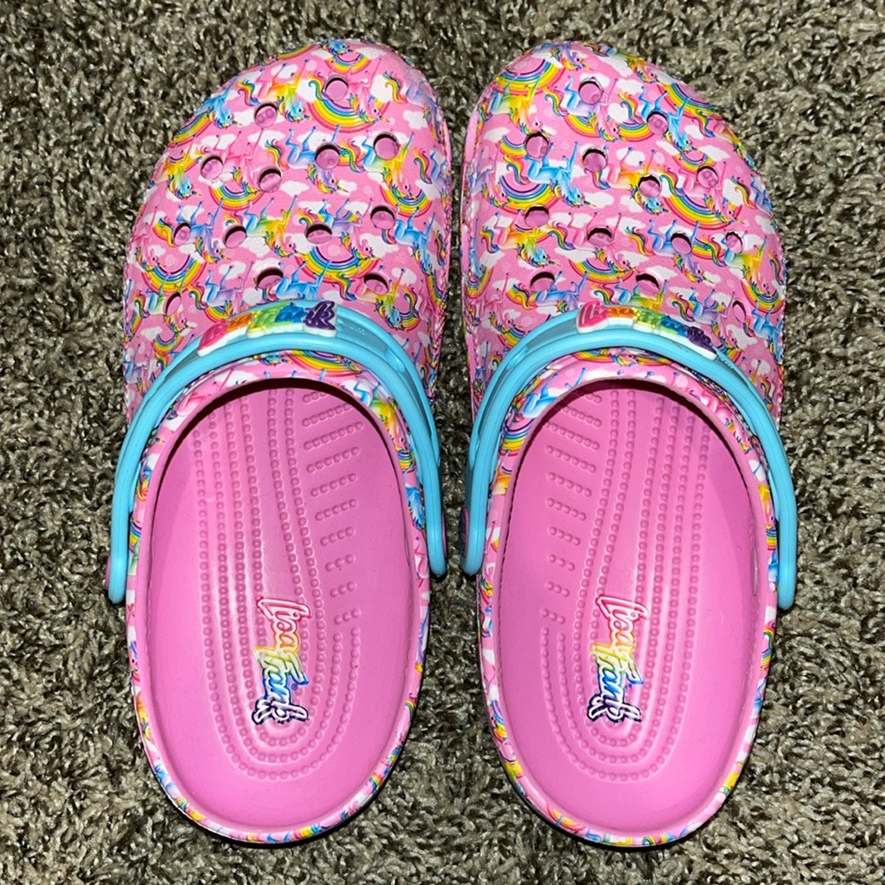 Lisa Frank Crocs Big Kids size 5